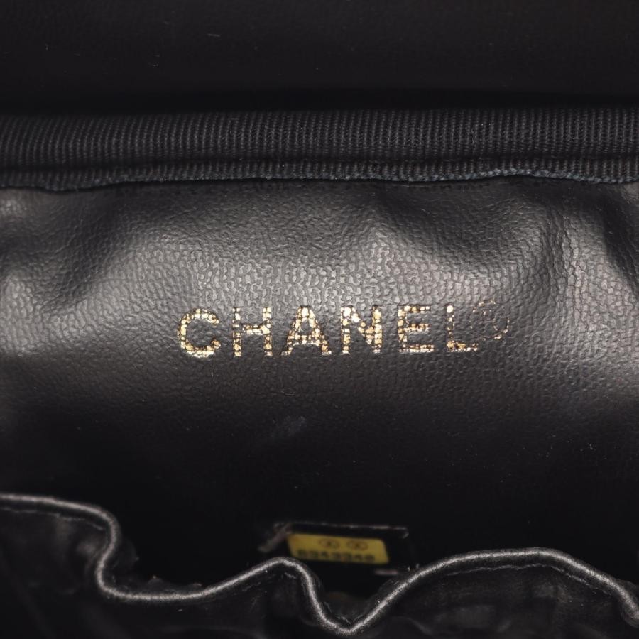 CHANEL Bag: CC Logo AO1998 Black Grained calfskin W15H17D12cm;