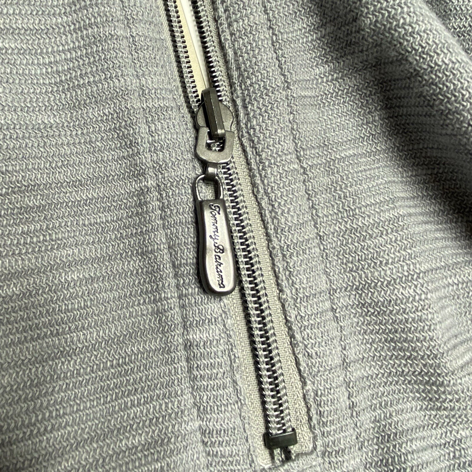 Tommy Bahama Mens Flip Breaker Reversible 1/2 Zip Long Sleeve Pullover Gray XL