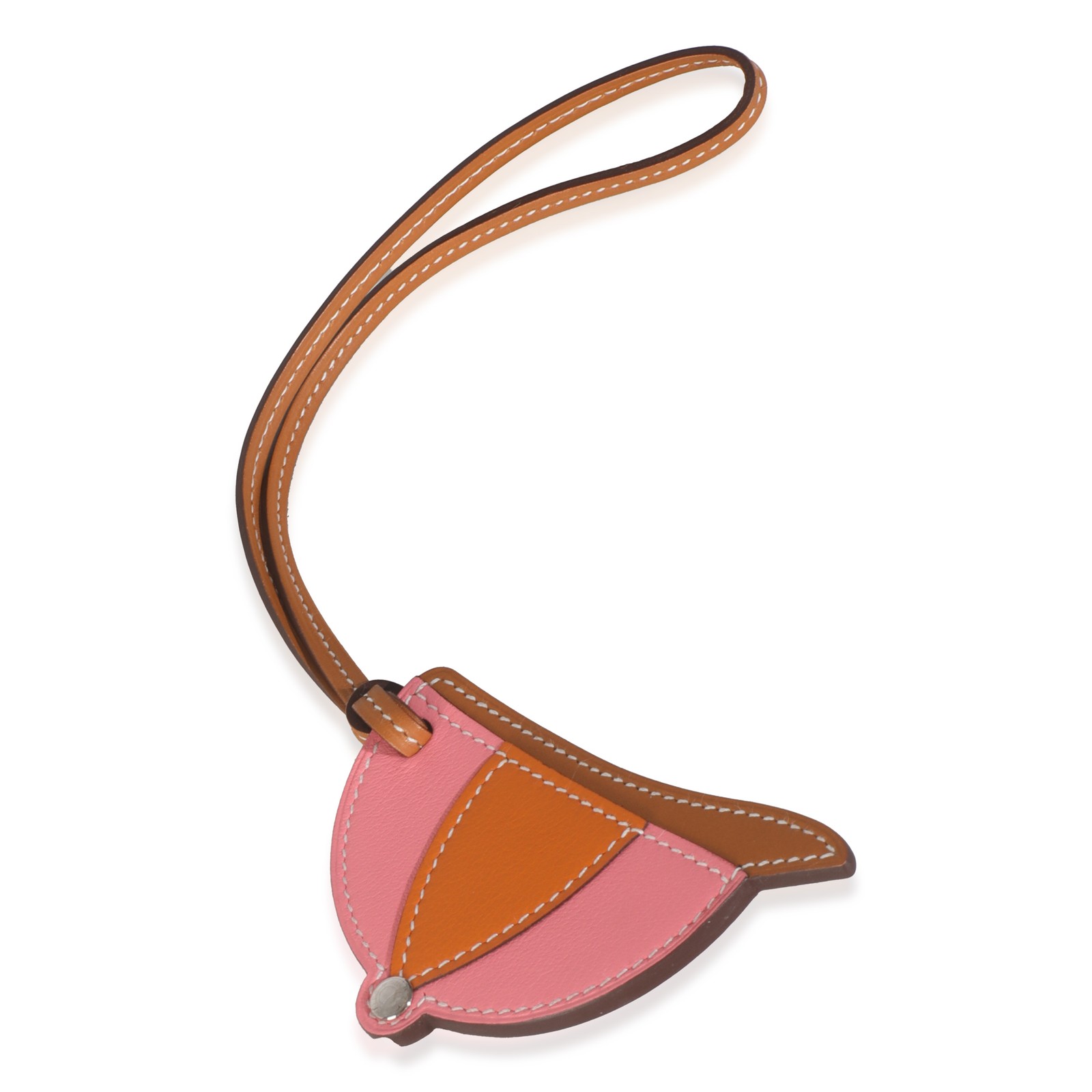 Hermès Naturel Sable Rose D’ete Abricot Swift Paddock Bombe Bag Charm