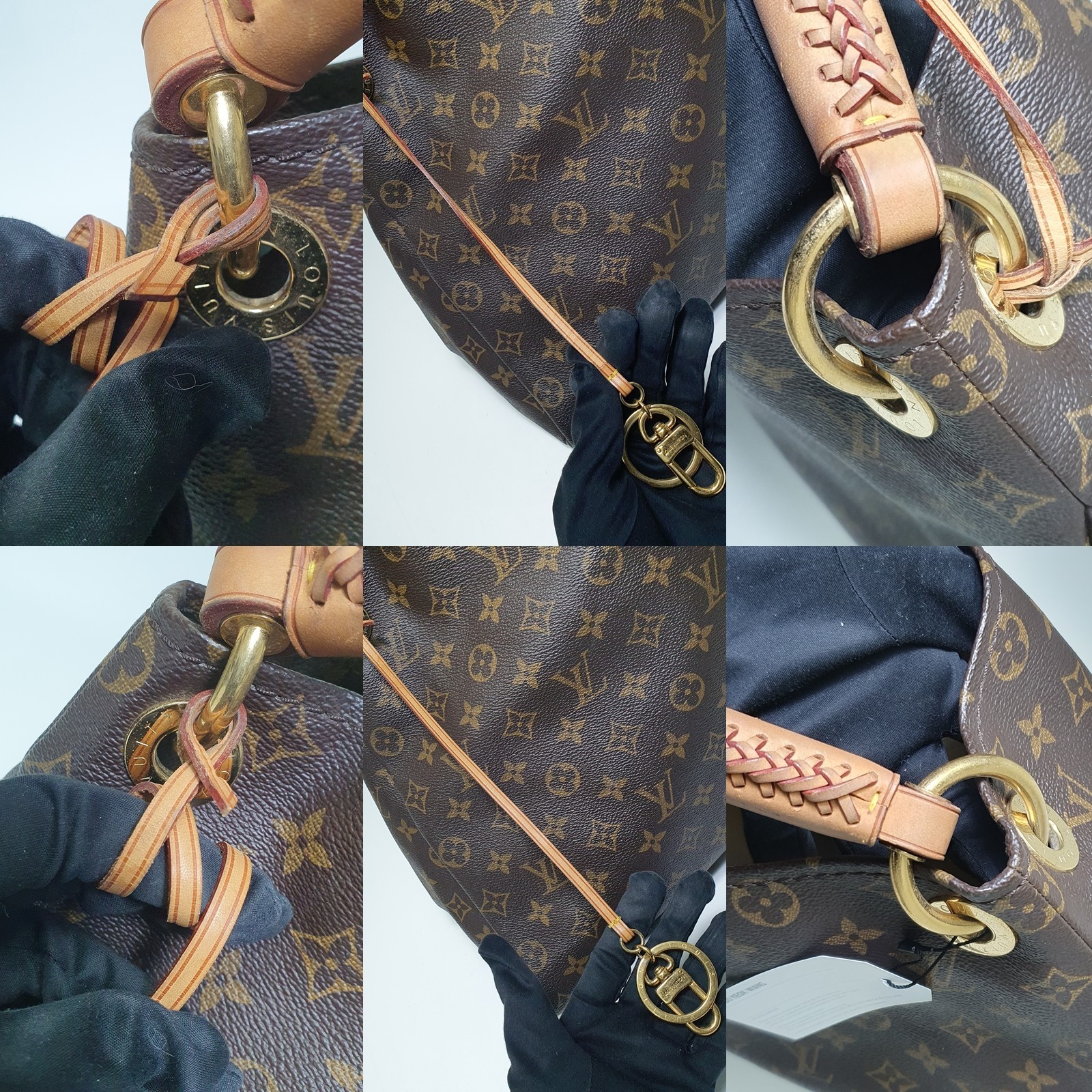 TARIFF FREE Authentic Louis Vuitton Artsy MM Monogram M40249 Genuine Daily LF599