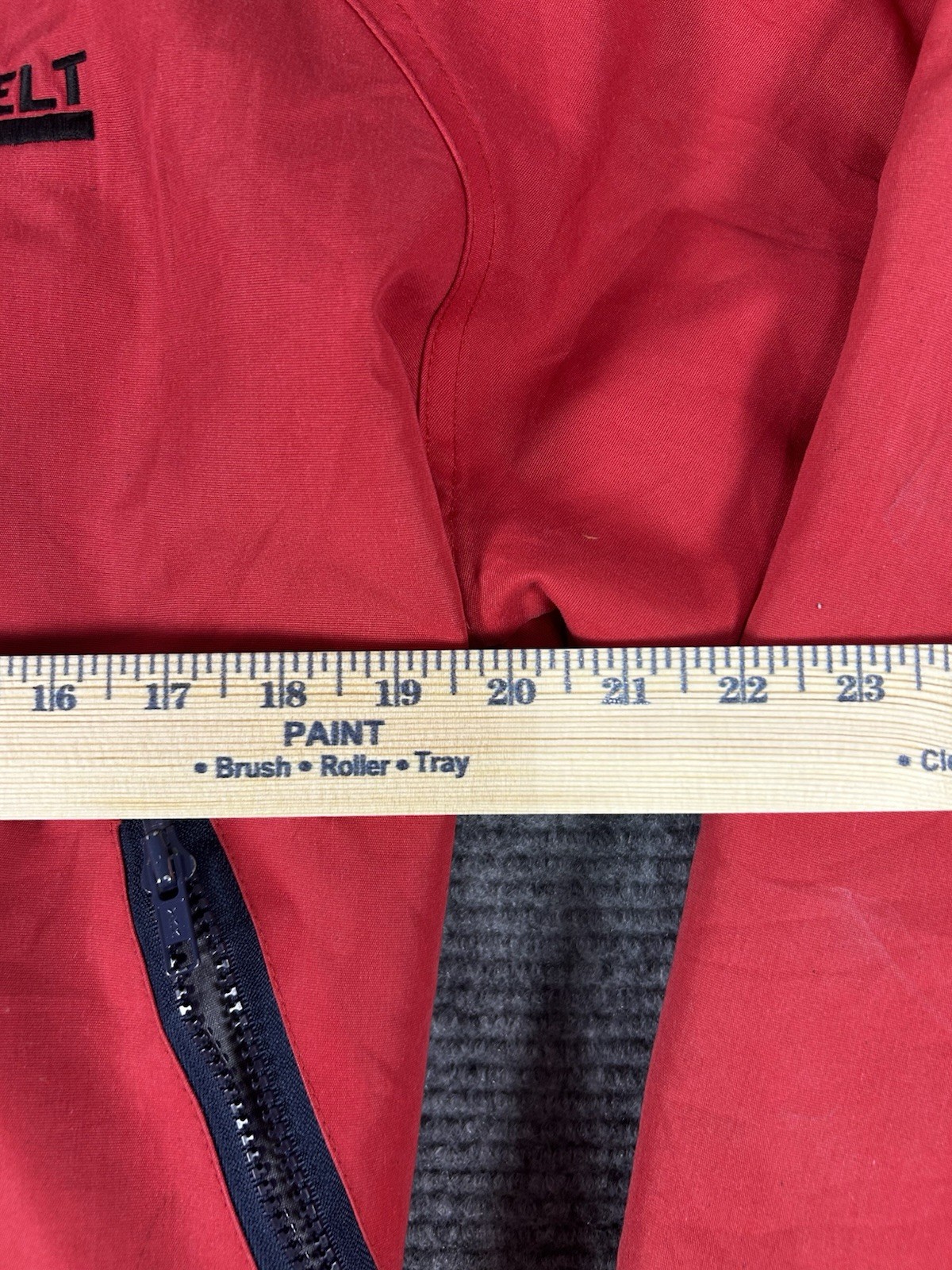 VTG Sportsmaster Jacket Mens L Red Fleece Lined Bomber USA Made Workwear READ