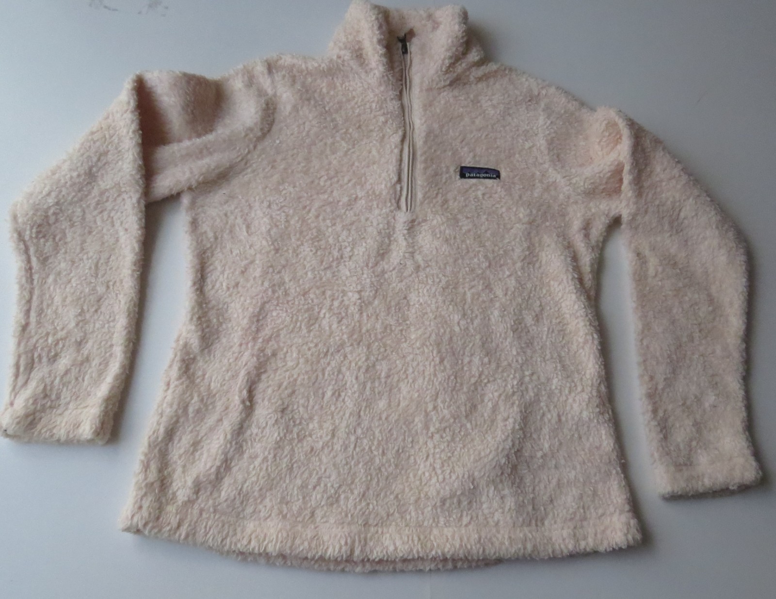 Women’s Patagonia Super Soft 1/4 Fleece in Cream size Small UK 10/12