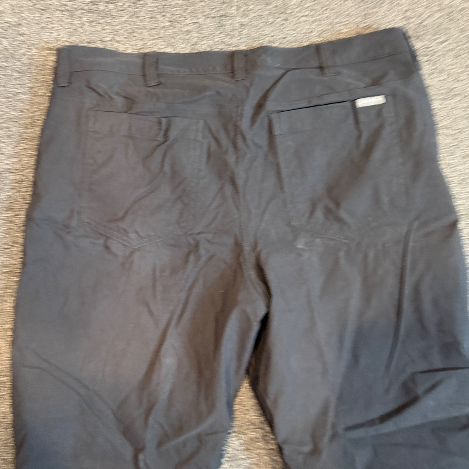 Eddie Bauer Men’s Tech Pant 40×32 Fleece Lined 2-Way Stretch Black