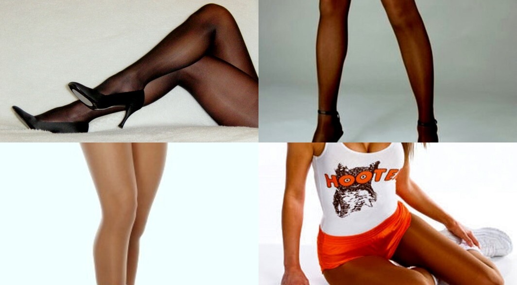 Q XL Peavey Black Pantyhose Work Play Lingerie Hooters Uniform Lt Support sheer