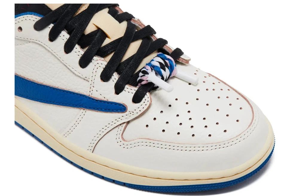 Jordan 1 Low Retro Fragment Travis Sc0tt Military Blue DM7866-104 Men Size US