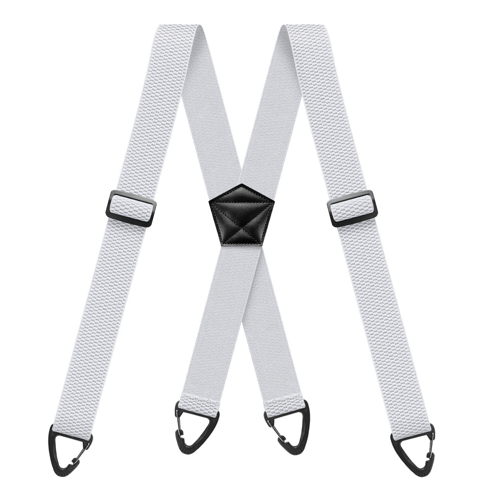 Suspenders for Men Heavy Duty, X Shape Back Hidden Suspender 1.5″ Under Clothing