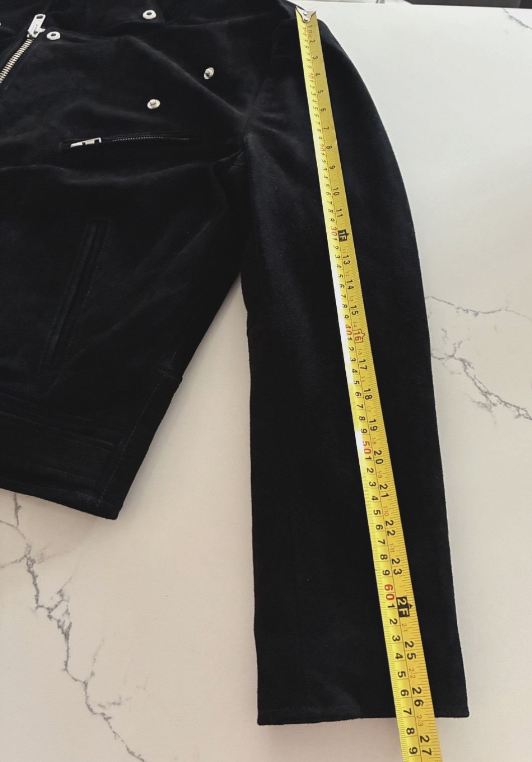 Rolla’s Black Suede Leather Moto Biker Jacket Size L Belted YKK Zip Lined