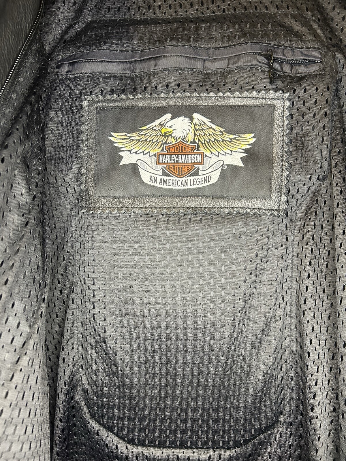 Premium Harley-Davidson FXRG Leather Riding Jacket NEVER USED Size L