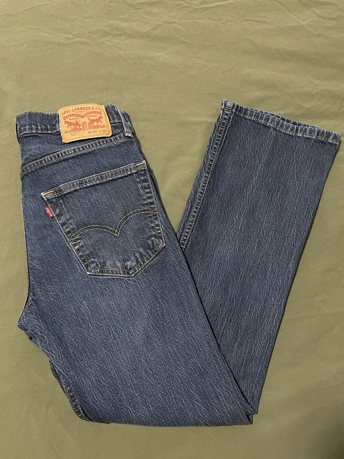 levi’s men’s 527 slim bootcut fit jeans 30×30