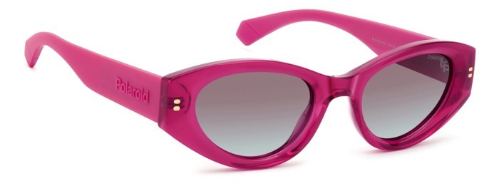 Polaroid 6243/S/X Cat Eye Fuchsia/Burgundy Polarized Sunglasses UV400 Cal.51
