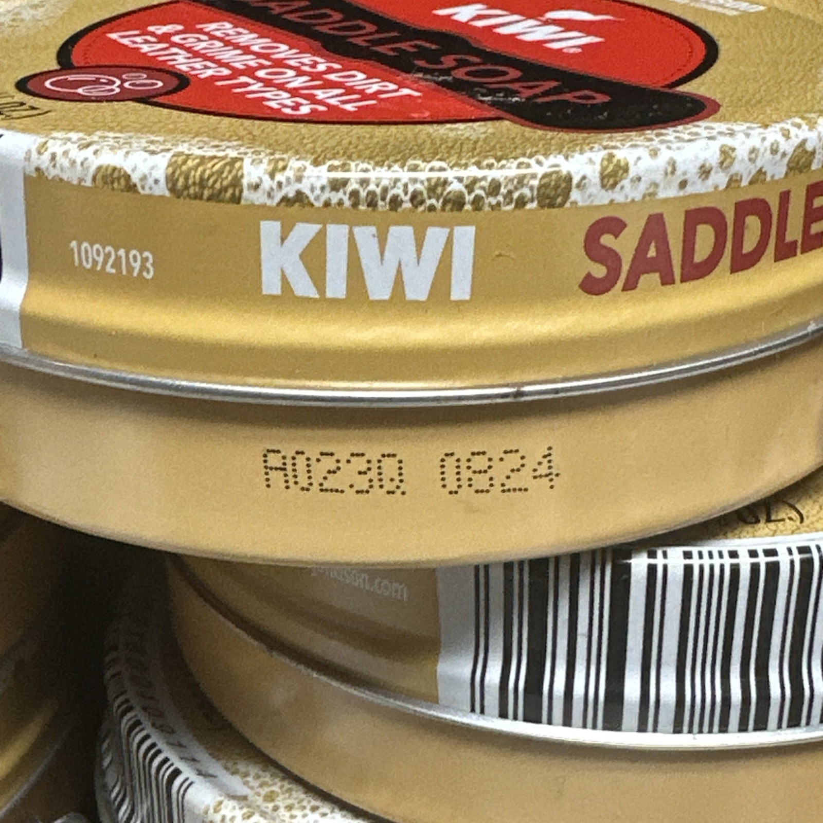Kiwi SC Johnson SADDLE SOAP Tin 3 1/8 Ounce Paste New