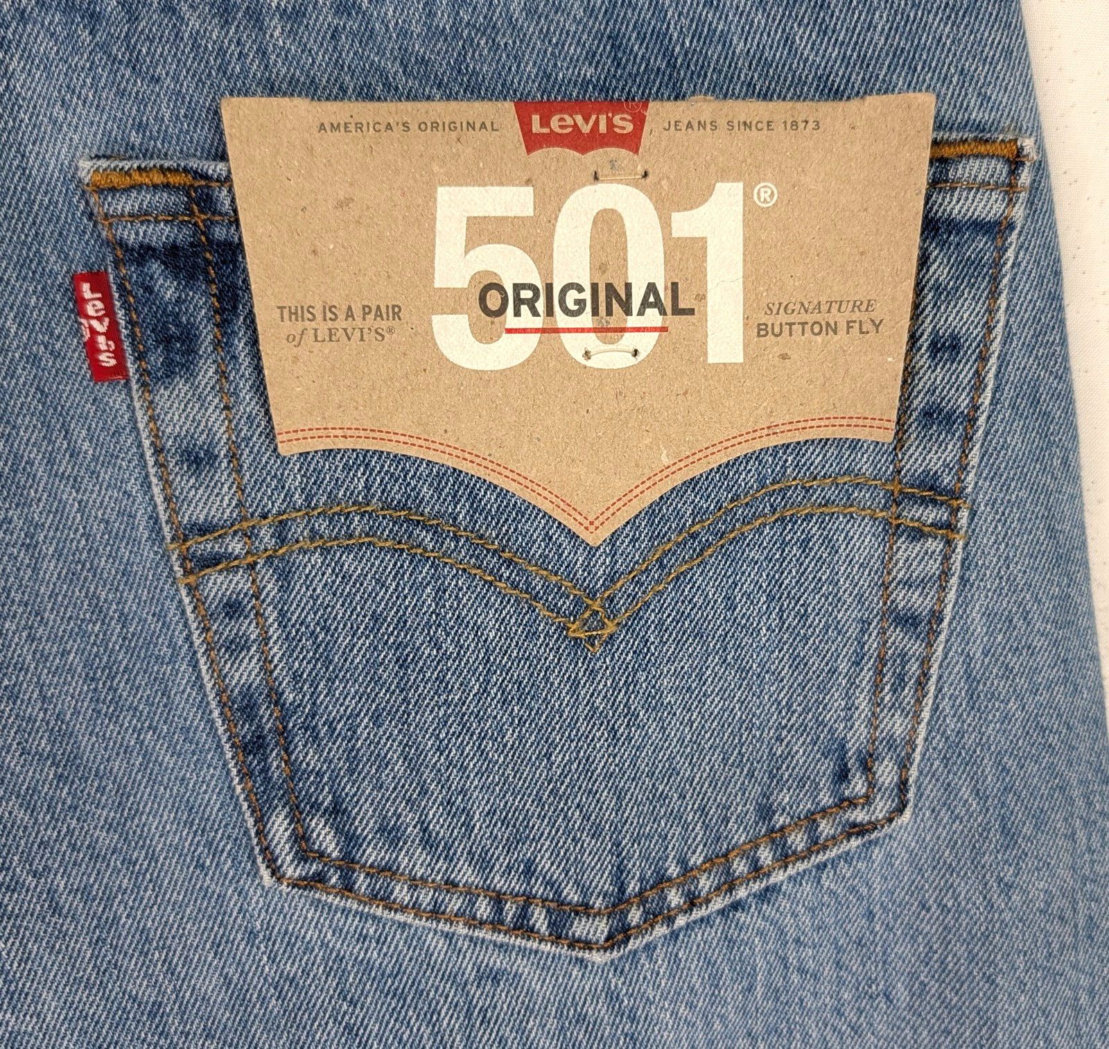 Levi’s 501 Original Men’s Blue Straight Leg Jeans Size 29 x 32