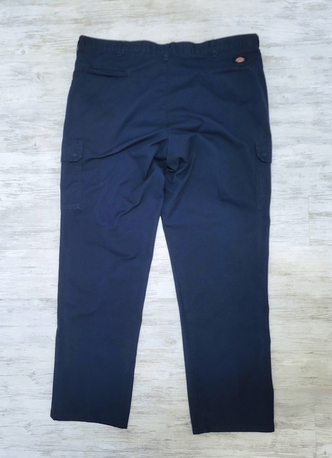 Dickies Industrial Cargo Pant Relaxed Fit Straight Leg Navy Uniform Mens 42×34