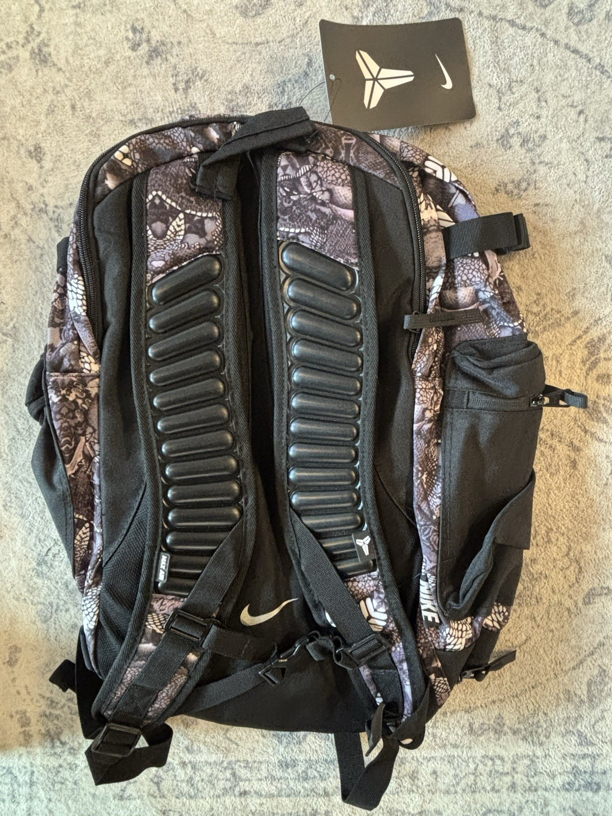 Kobe Nike Mamba Basketball Backpack – Gray Snakeskin Brand New