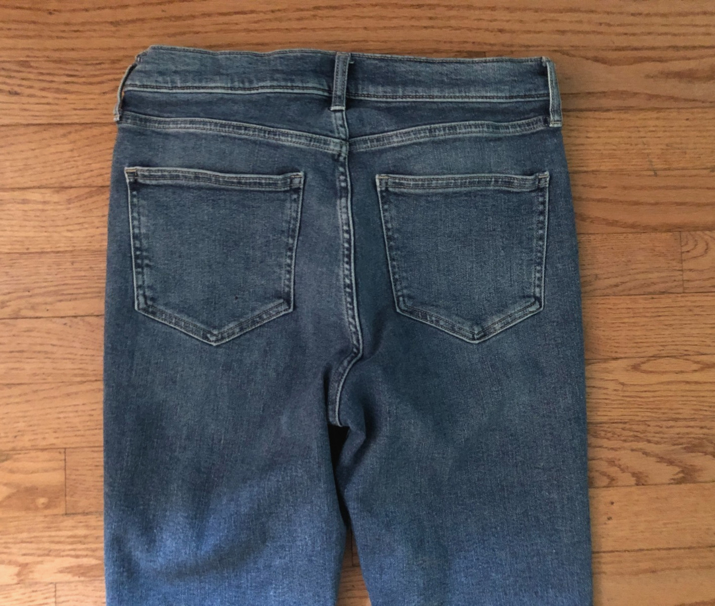 GAP High Rise Soft Vintage Slim Denim Stretch JEANS~Womens 10/30 SHORT~Med Blue