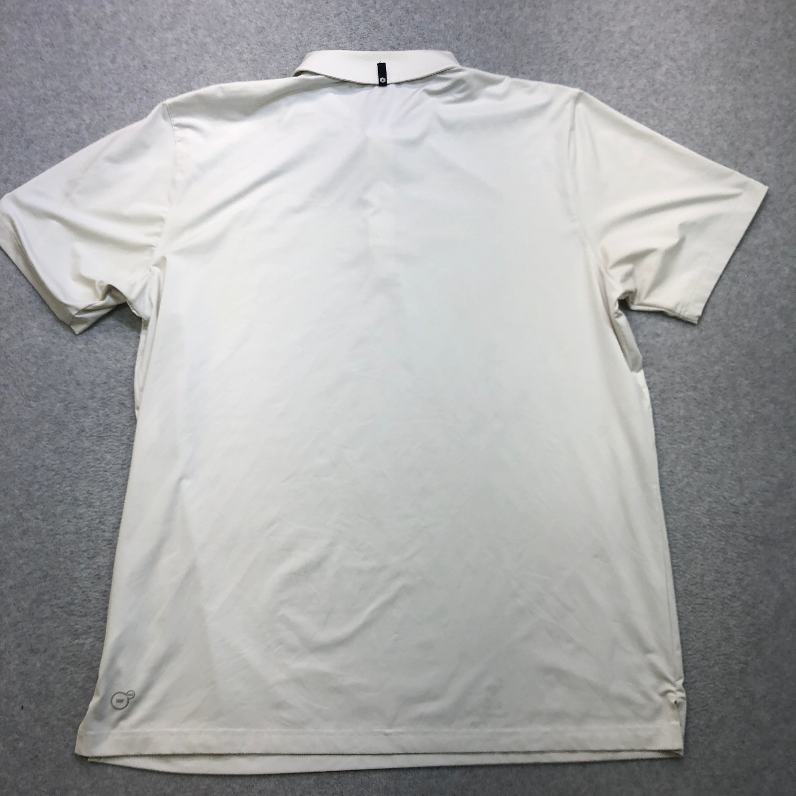 Puma Polo Shirt Men’s Extra Large White Blue Diamond Golf Performance Cobra Logo