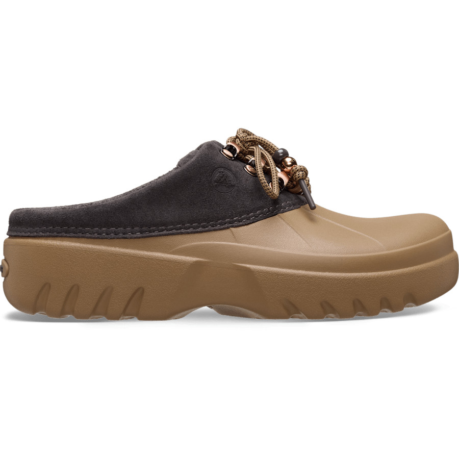 Crocs Axle Suede Mule Sepia Dark Cocoa 214137-2MV Unisex Size