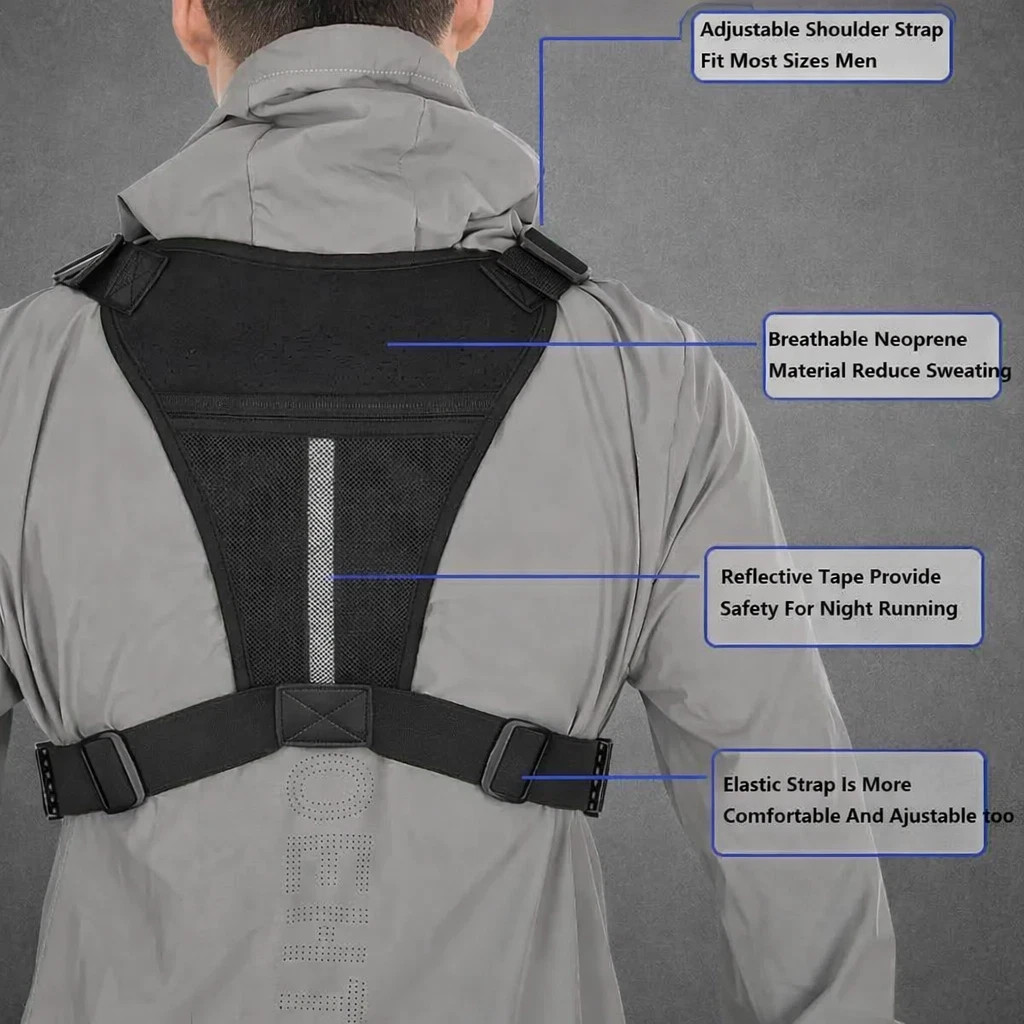 Sport Running Combat Chest Rig Bag Front Pouch Recon Kit Pack Protective Vest