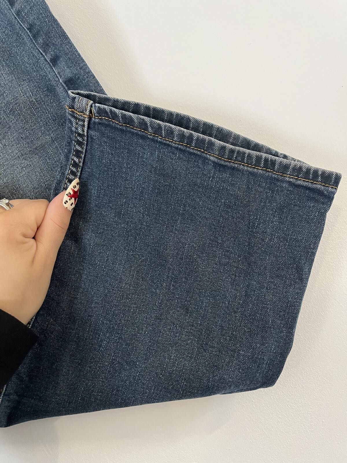 Wrangler Jean Blue Denim 40×30 Straight Leg GRADE B #52