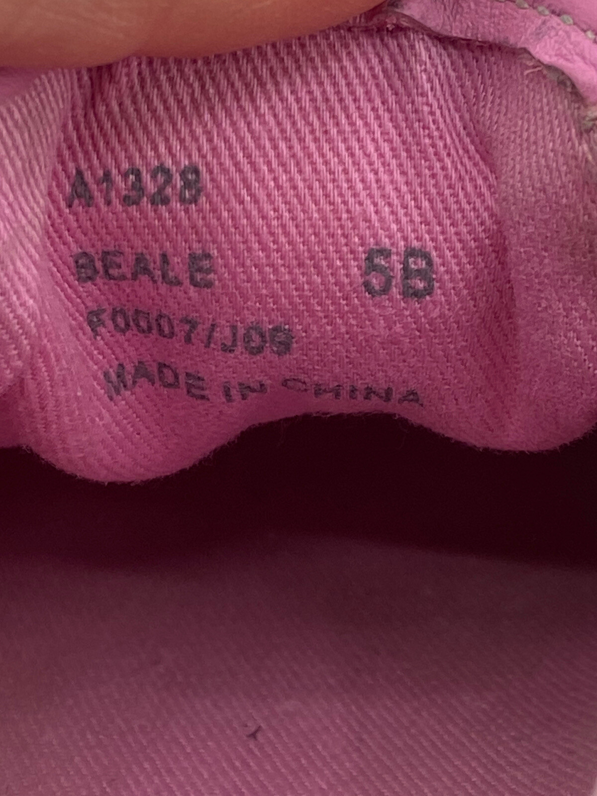 Coach Beale Pink Multicolor C Logo Monogram Slip On Sneaker Women’s Size 5B