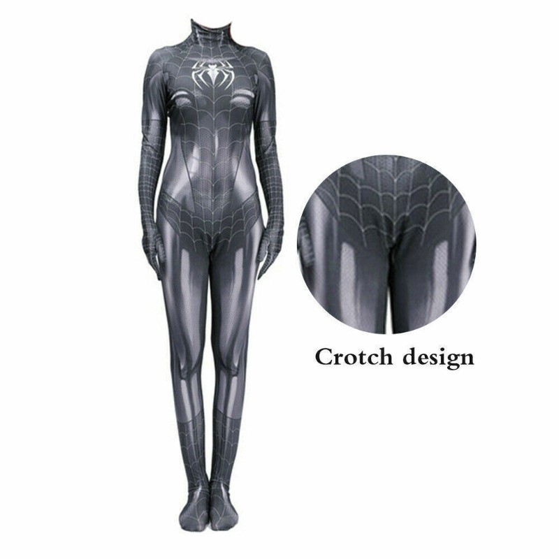 Spider-Woman Jumpsuit Cosplay Costume Spiderman Tights bodysuit Dress Party