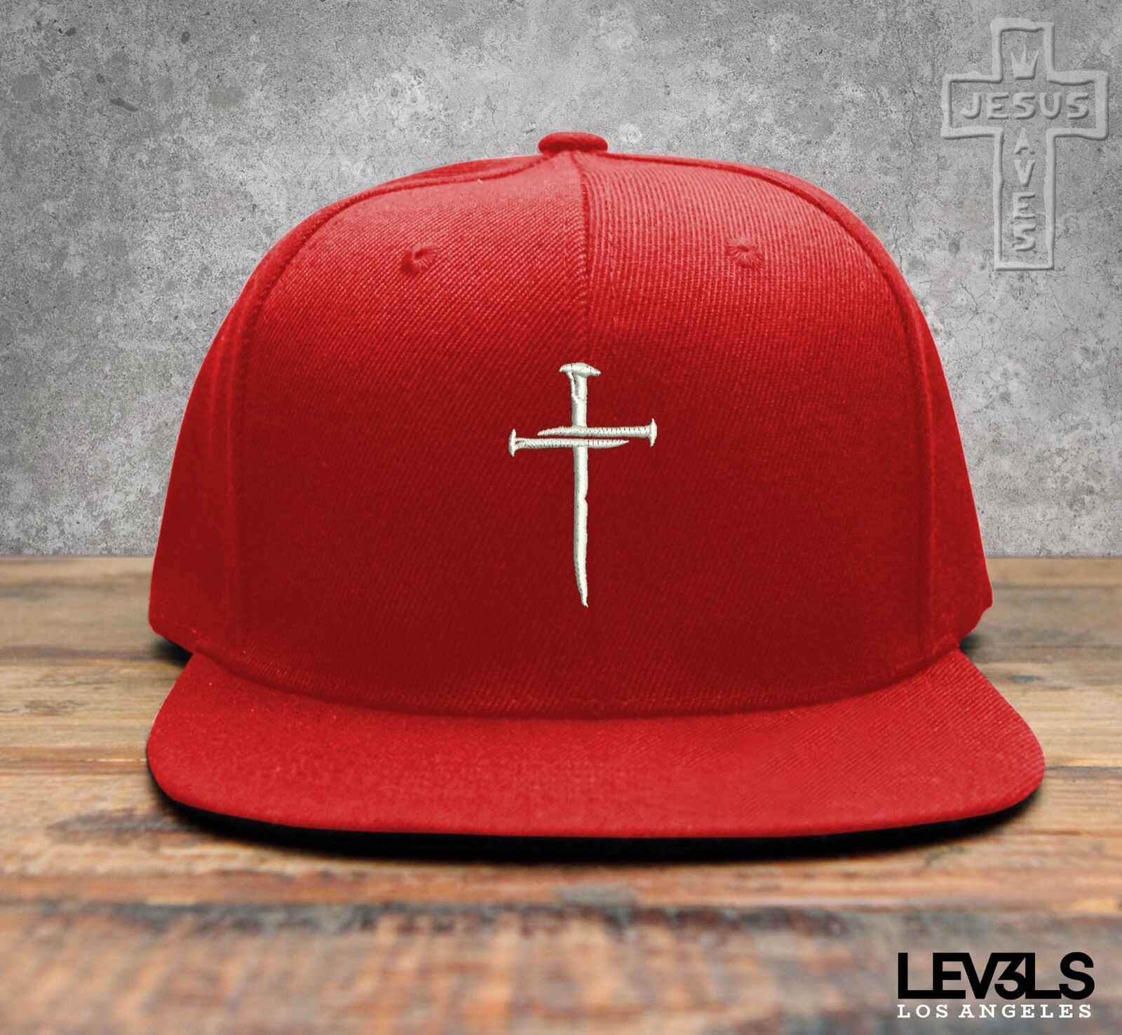 3 NAILS CROSS SNAPBACK BASEBALL CAP CHRISTIAN CROSS JESUS SAVES GOD IS GOOD