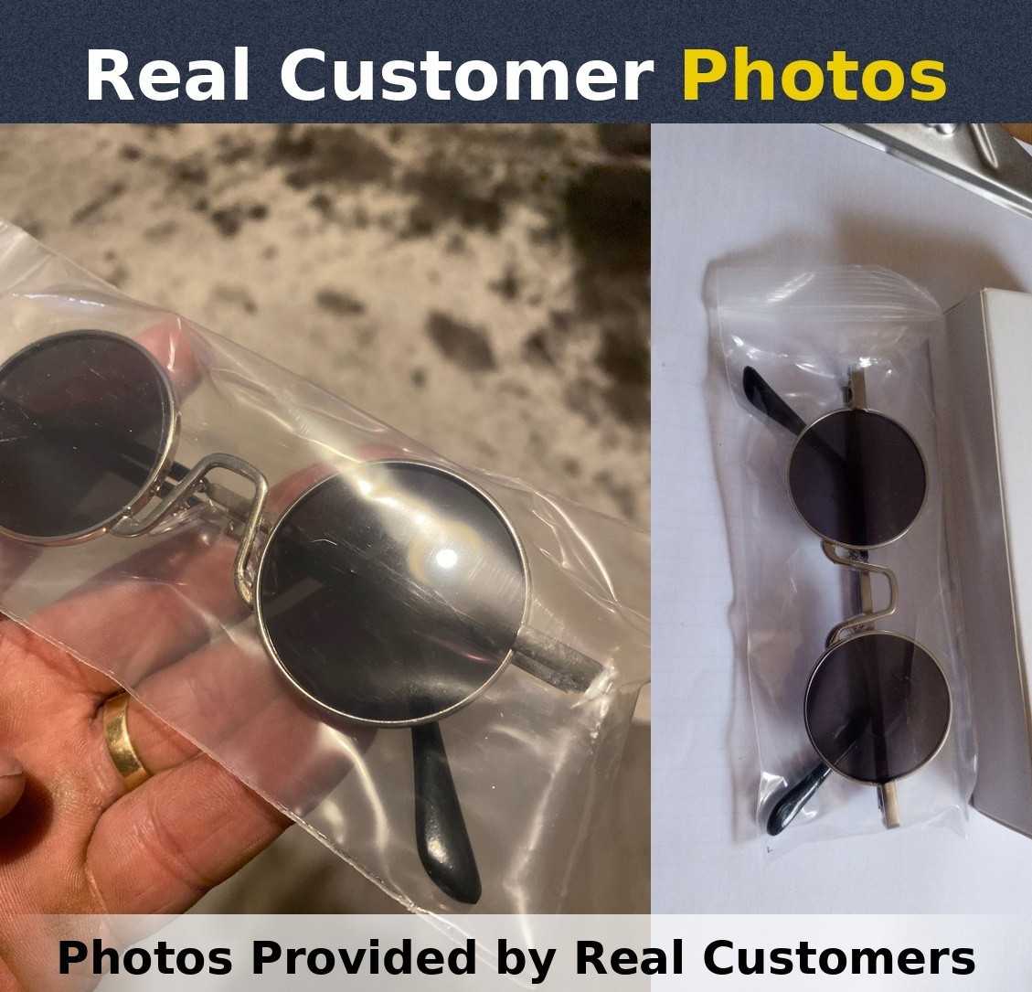 John Lennon Polarized Sunglasses Round Vintage Hippie Retro Circular Sunglasses