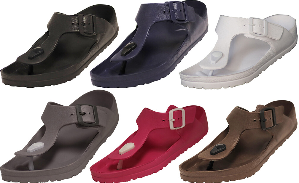 Norty Women’s Flip Flop Sandals Lightweight Flip Flops – Runs 2 Sizes Small