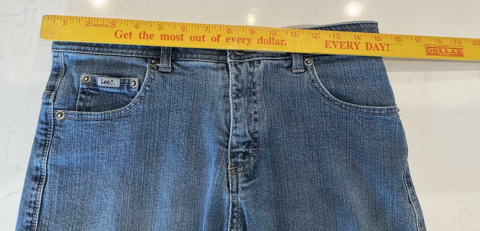 Lee Comfort Waistband Stretch Jeans Women’s 30×30 (30Wx29L Actual) Straight Leg