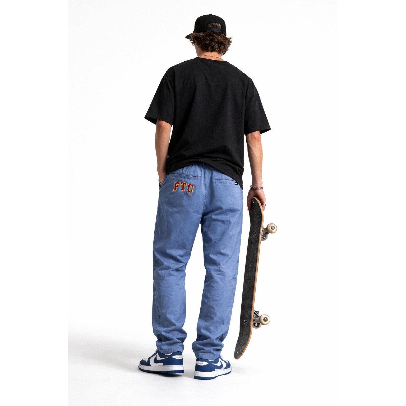 FTC Skate Twill Easy Pants Mens Large Blue
