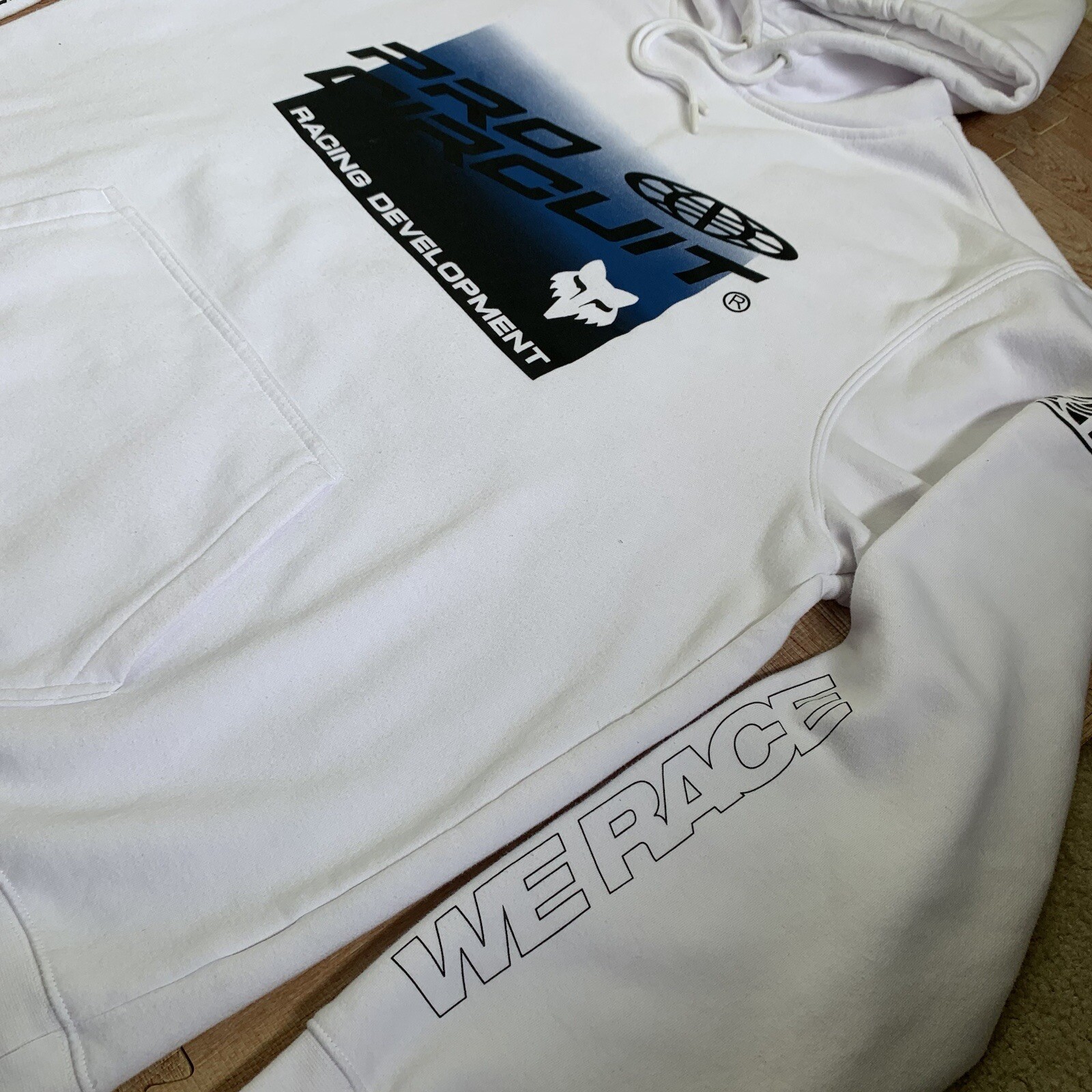 Fox Racing Development Foyl Pro Circuit Hoodie White XXL Sweatshirt Style 30572