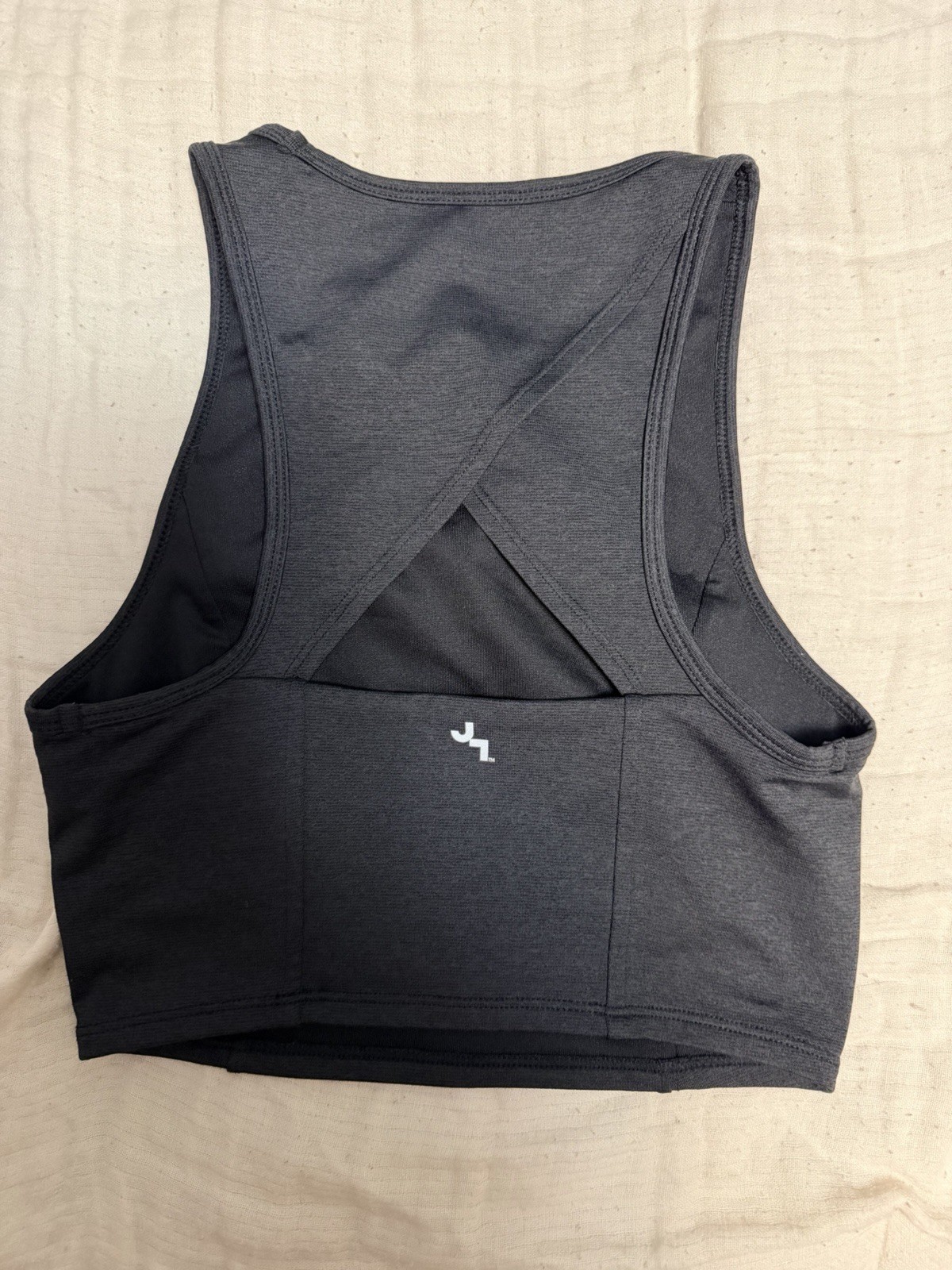 Joy Lab Crop Tank Dark Grey Women’s Size Small