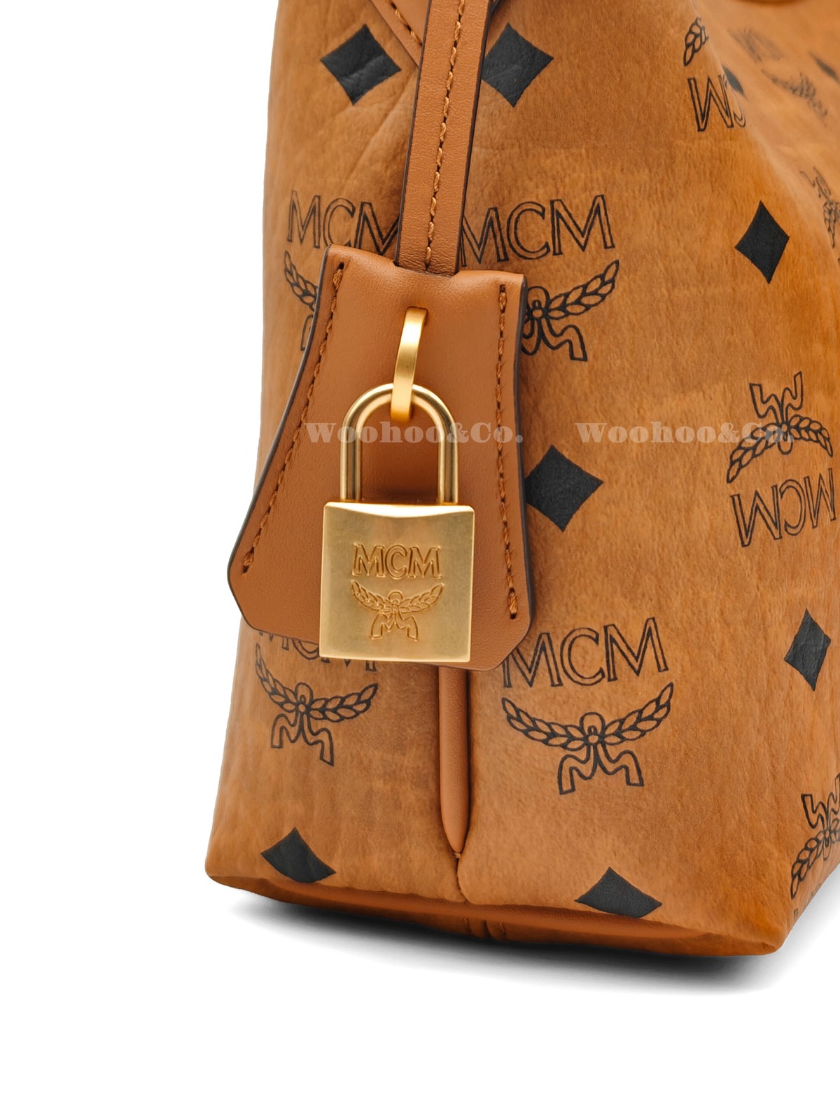 MCM Aren Visetos Handheld Shoulder Bag Small Women’s 10.2×3.7×7.4 in