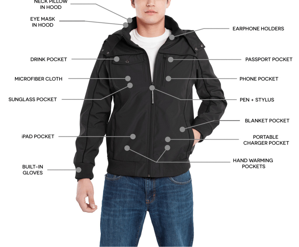 New BAUBAX Men’s Black Bomber Jacket- Choice of Size