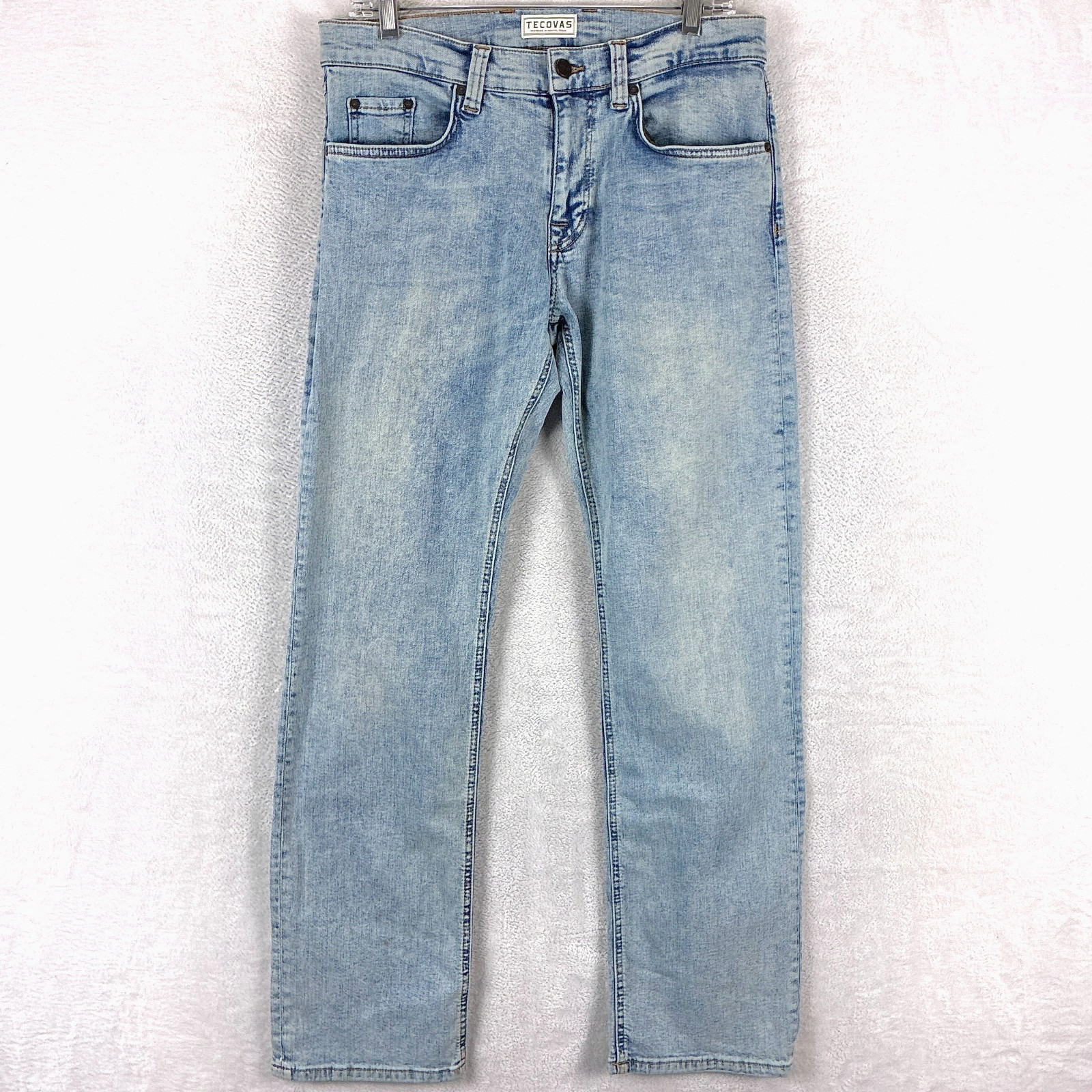 Tecovas Jeans Mens 32×32 Faded Stone Wash Stretch Western Classic Cowboy Preppy