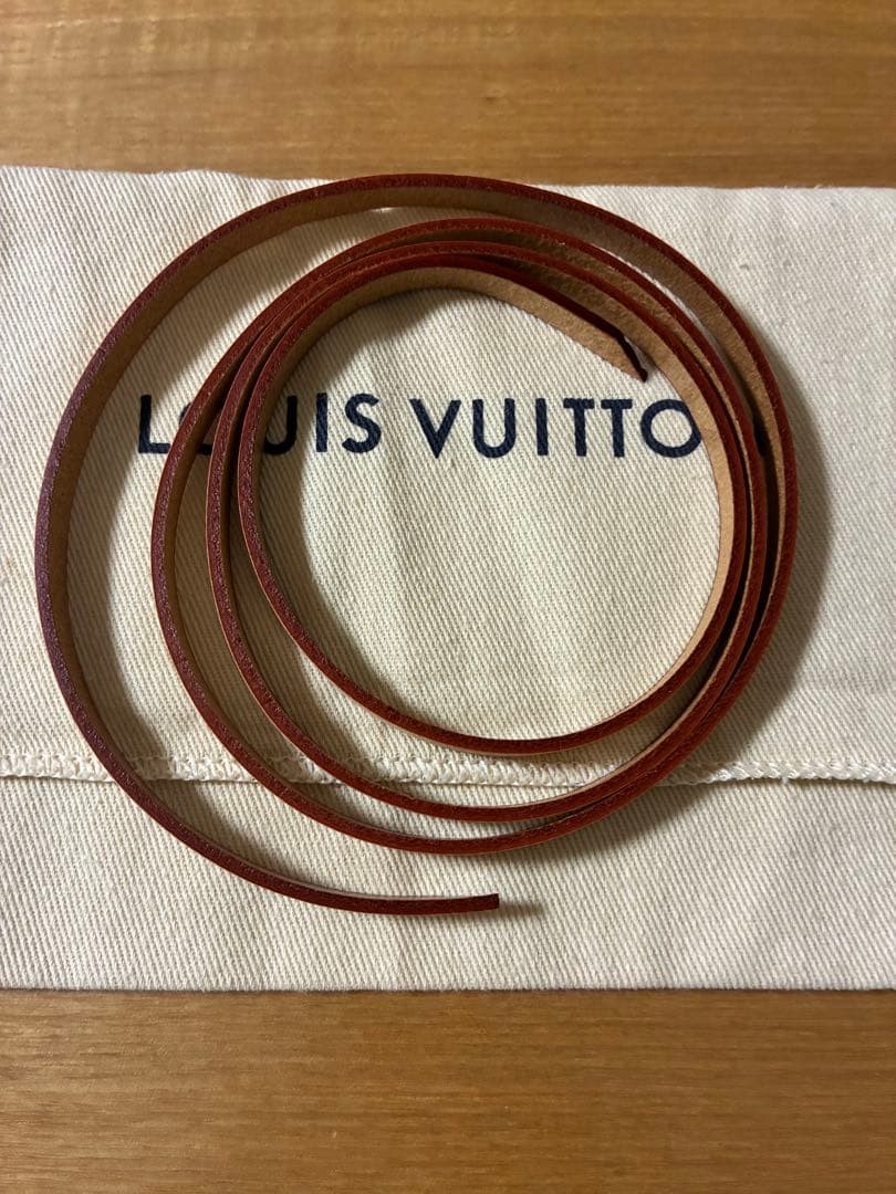 Louis Vuitton Noé Replacement Drawstring Strap Beige Leather Genuine New