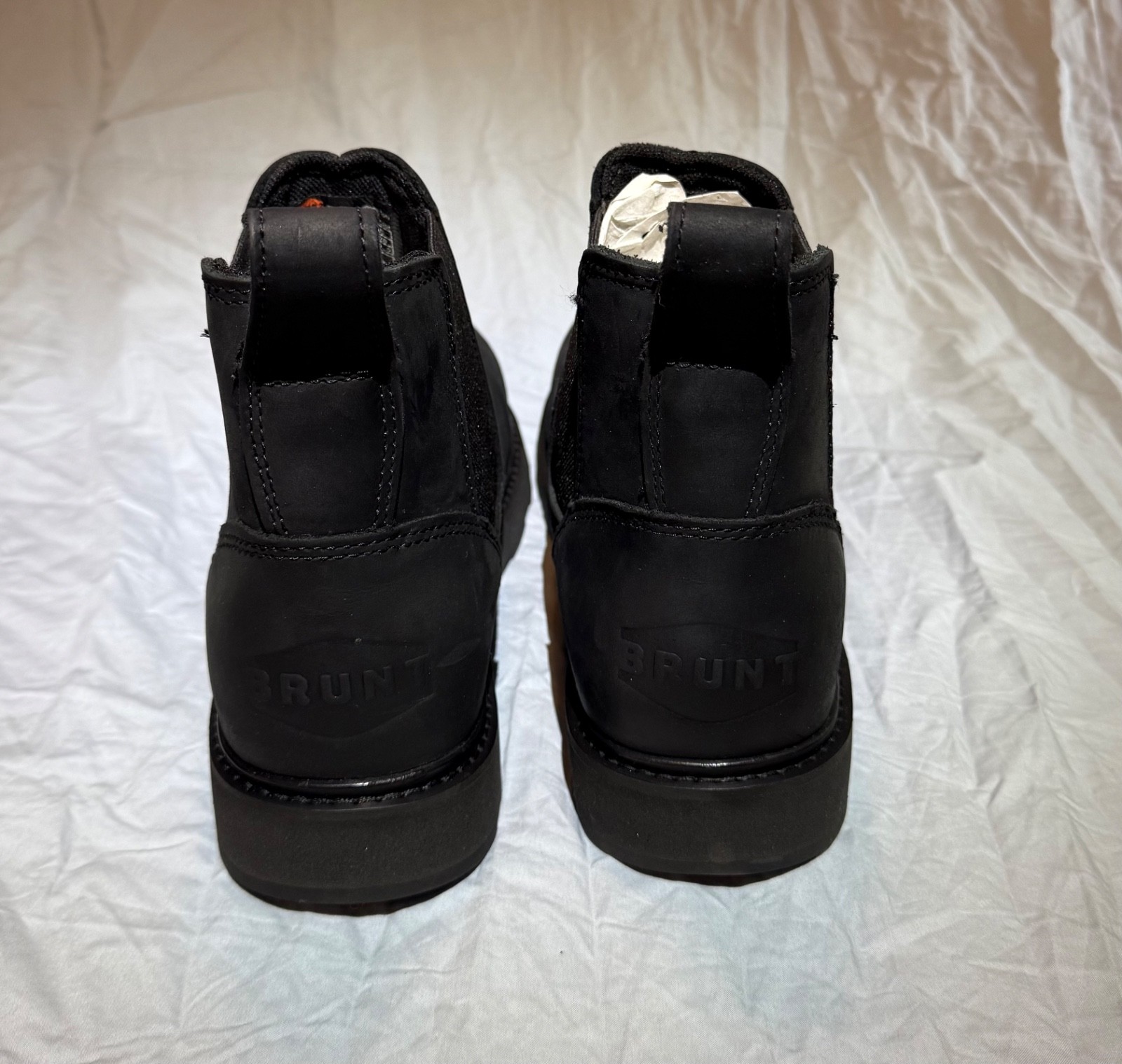 Brunt men’s The Ohman (Comp Toe) Work Boot All-Black Brand New in box 10.5