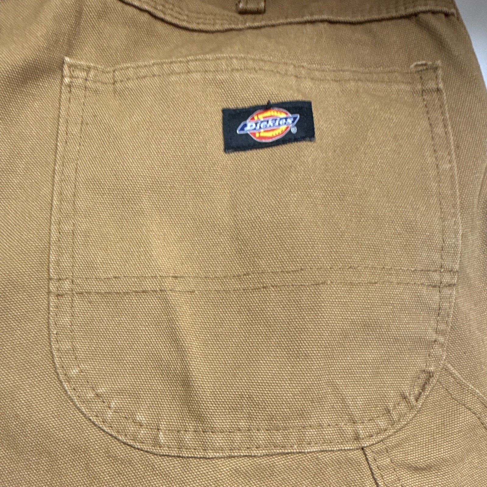Dickies W541956 Brown Cotton Canvas Work Pants Men’s 34×30 Construction