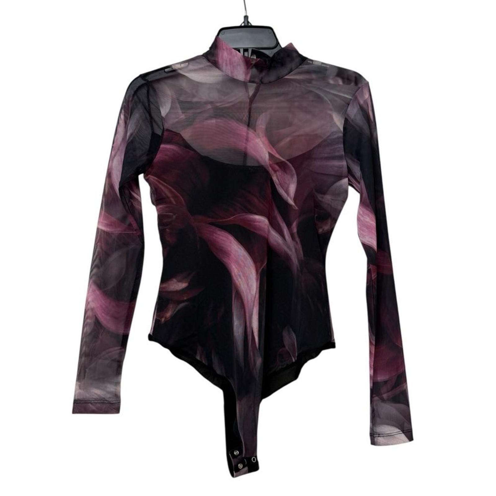 AllSaints Elia Margeaux Bodysuit in Black