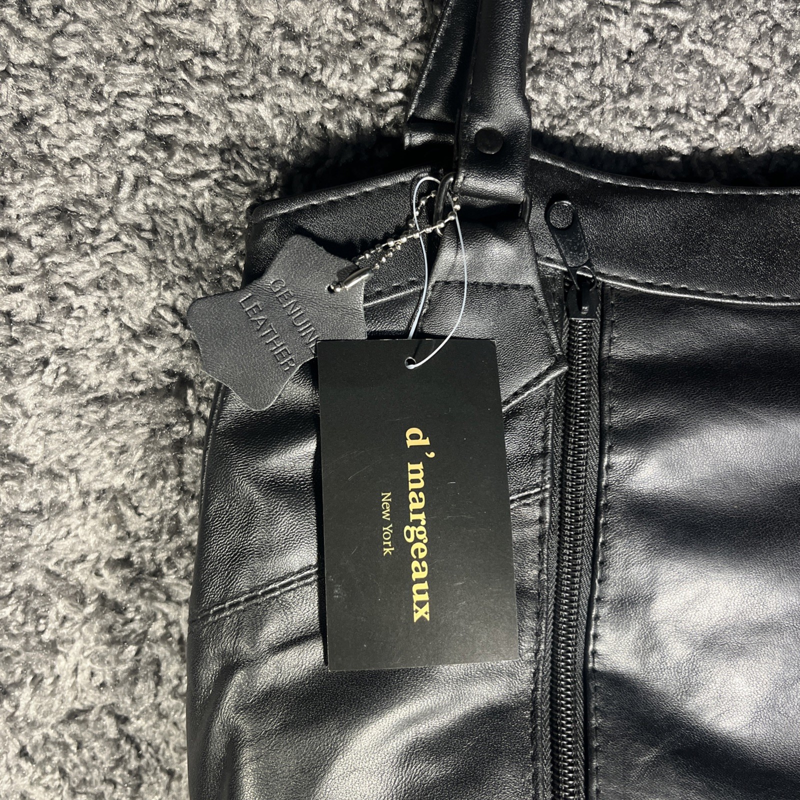 d’margeaux Black Handbag 61451Lh Leather And Man-Made Material Soft