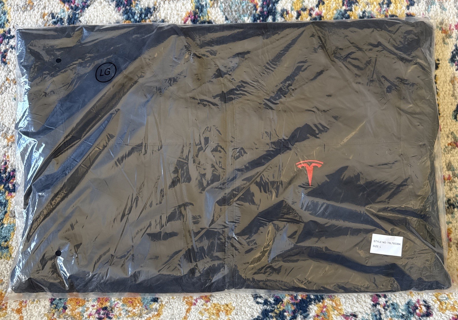 Tesla Softshell Jacket Men’s Large Black Full Zip Corporate Employee Only Rare