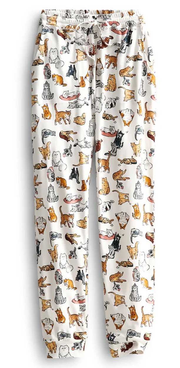 VERA BRADLEY A CAT’S LIFE PAJAMA PANTS:NWT MEDIUM, LARGE, EXTRA LARGE, 2XL