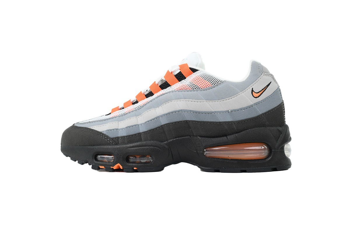 Nike Air Max 95 Orange Grey Black Men’s Casual Running Sneakers