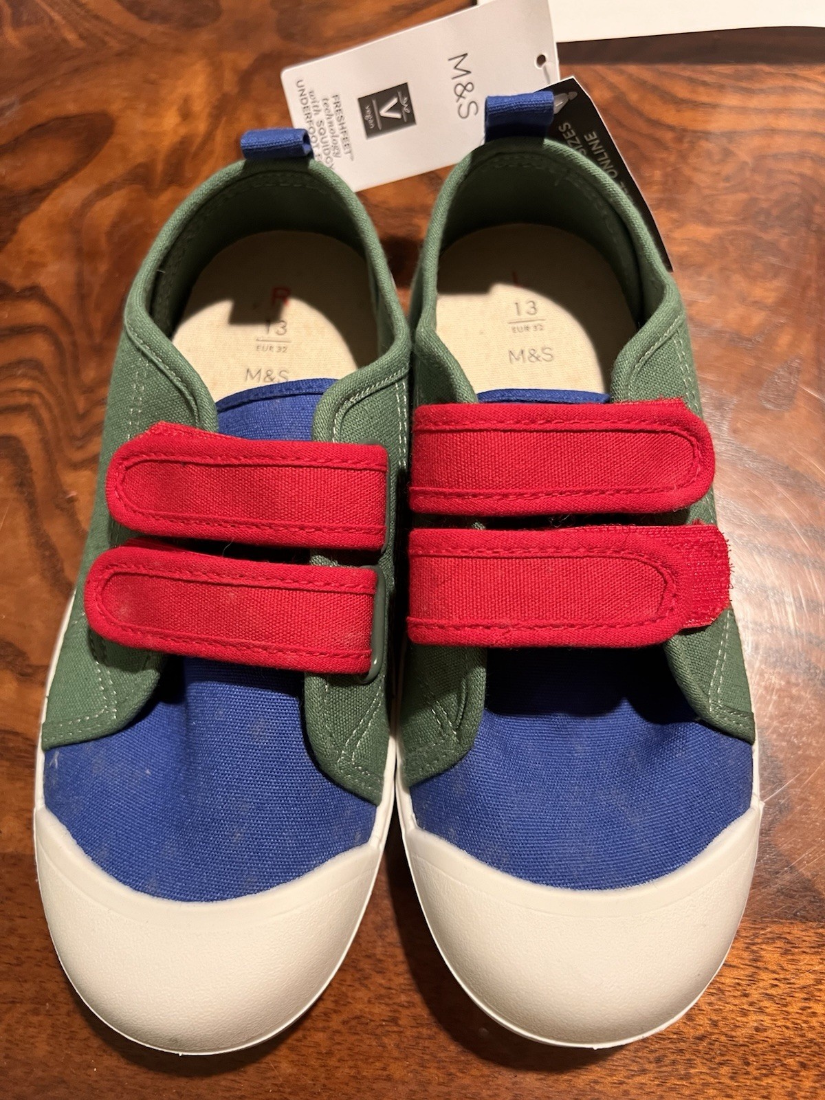 Hook -and -Loop Canvas Sneakers