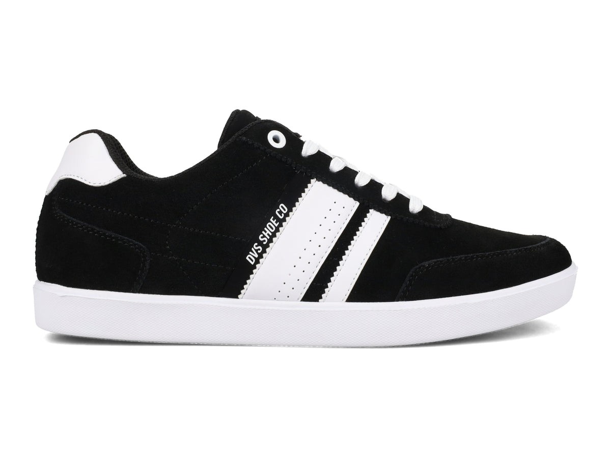 DVS Men’s Milan CS Skate Shoe Black/Black/White – DV01282001 (DVF0001282-001), B