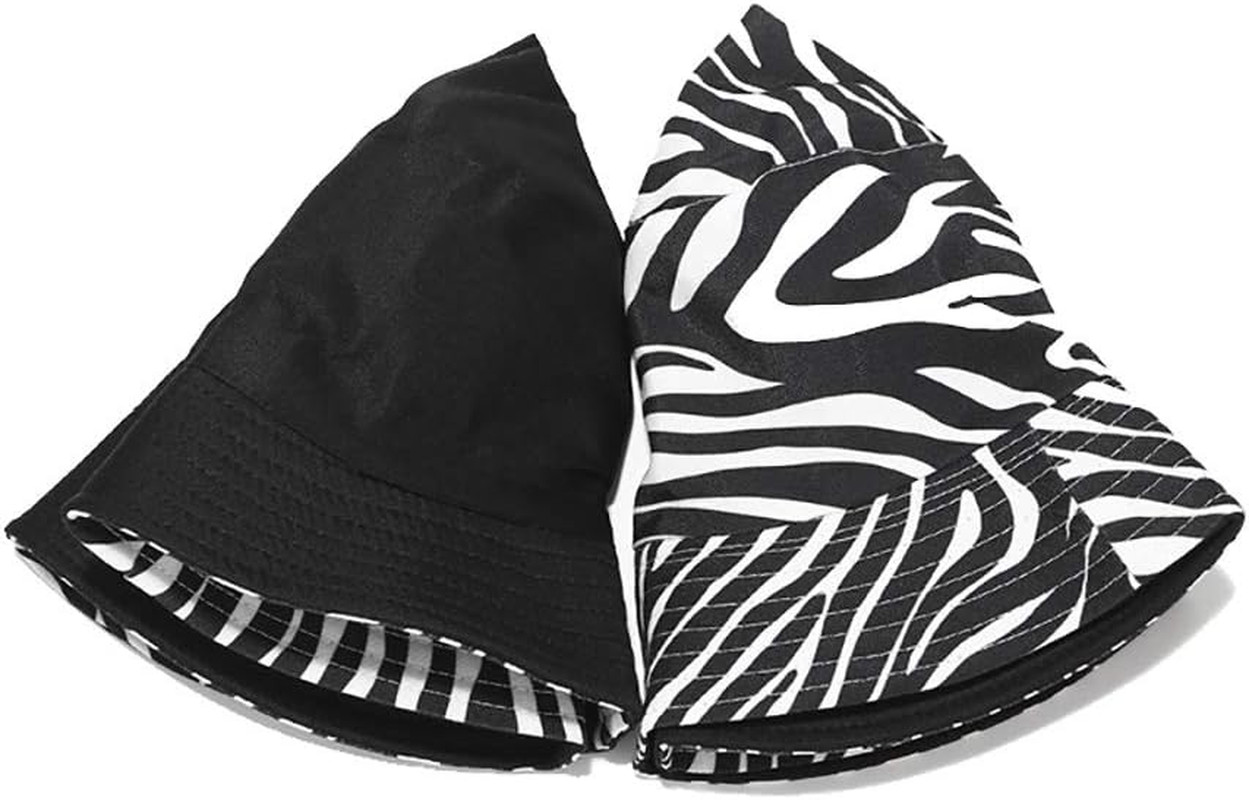 Unisex Bucket Hat Beach Sun Hat Aesthetic Fishing Hat for Men Women Teens, Rever