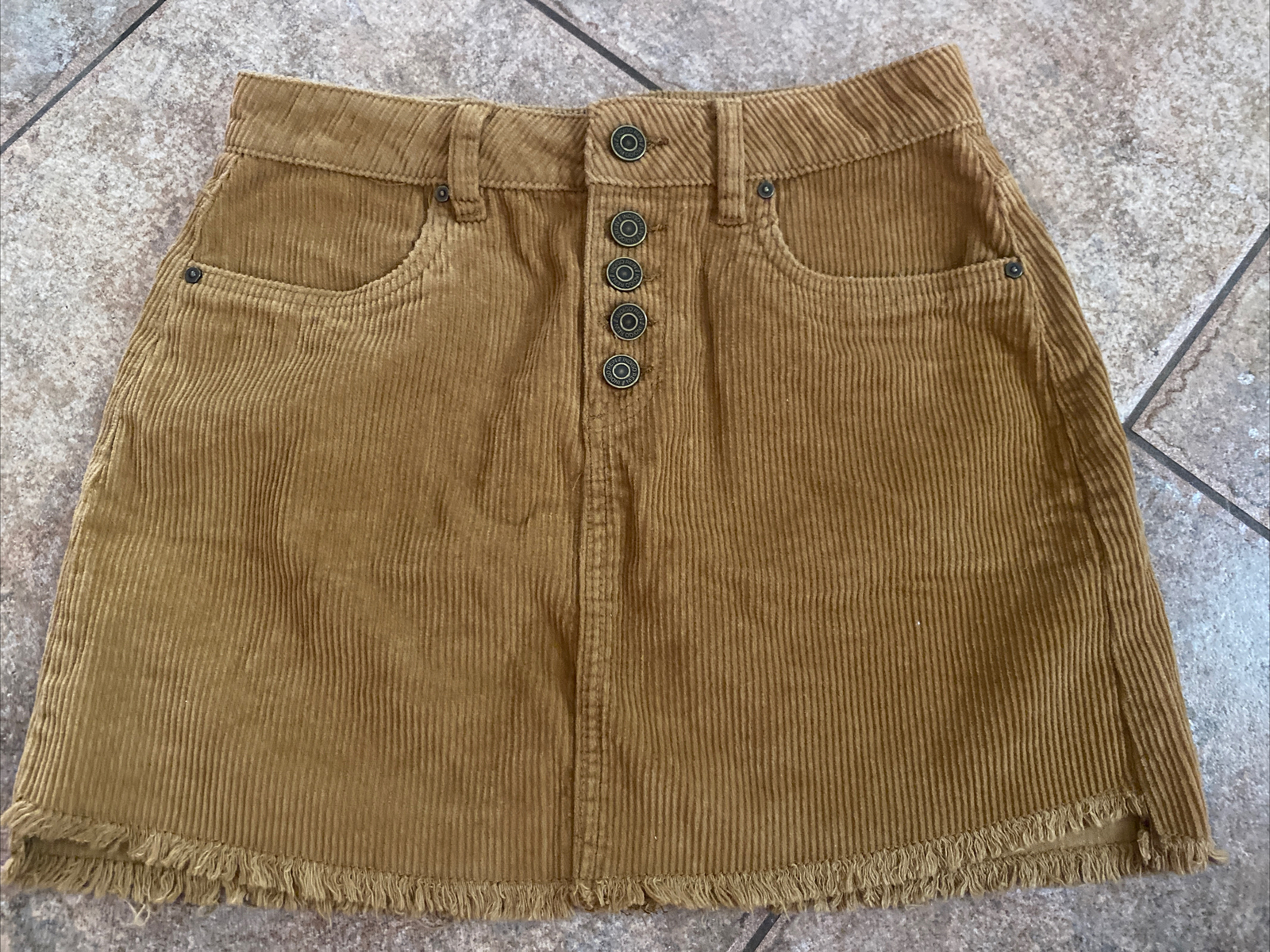 Juniors Indigo Rein Brown Skirt Size 3