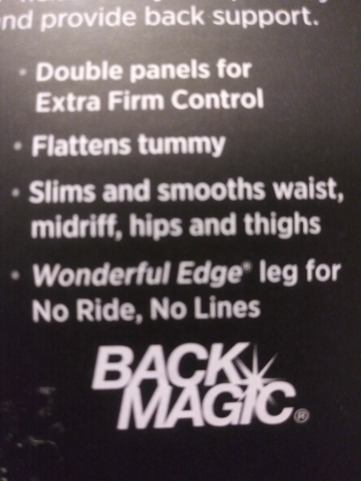 Slim Shaper by Miracle Brands Size Small Dress Size (4-6) Back Magic 118