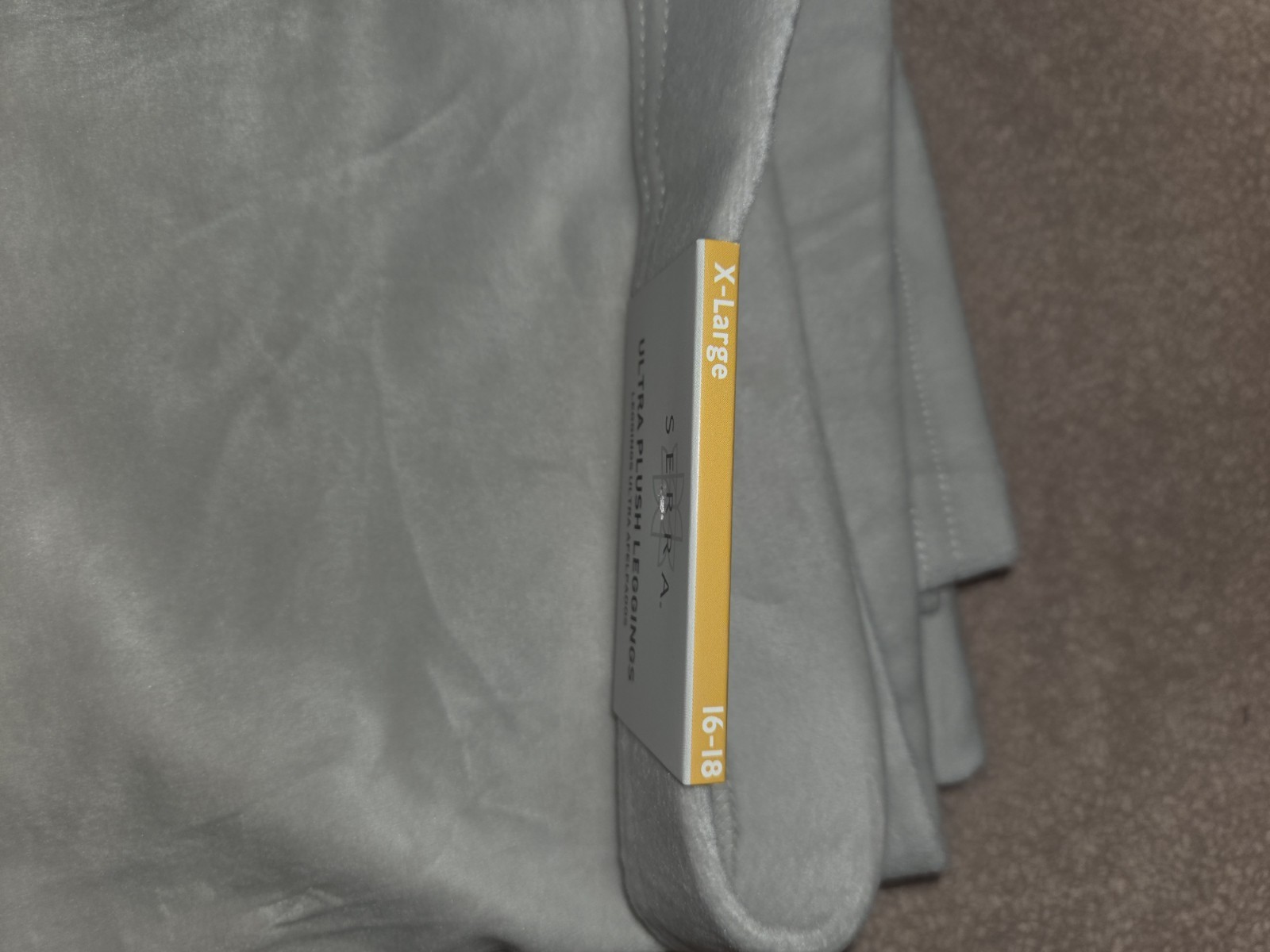 NWT Serra Ultra Plush Leggings Size XL 16-18 Super Soft Like Velvet Very Warm