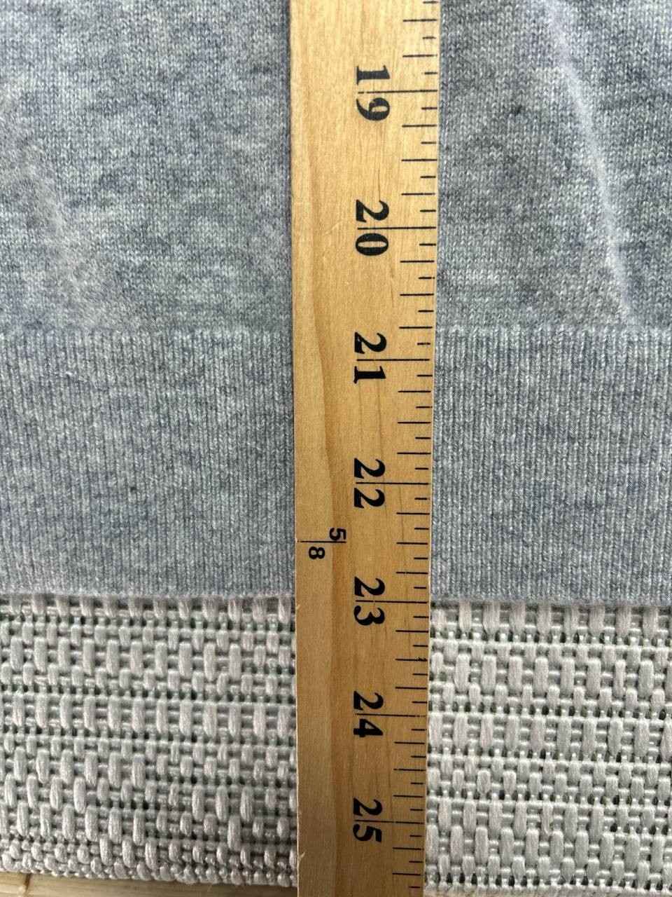 Nordstrom Sweater Vest Womens Medium Gray Cashmere Knit Pullover